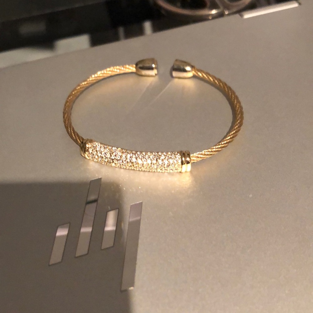 Gold with stones